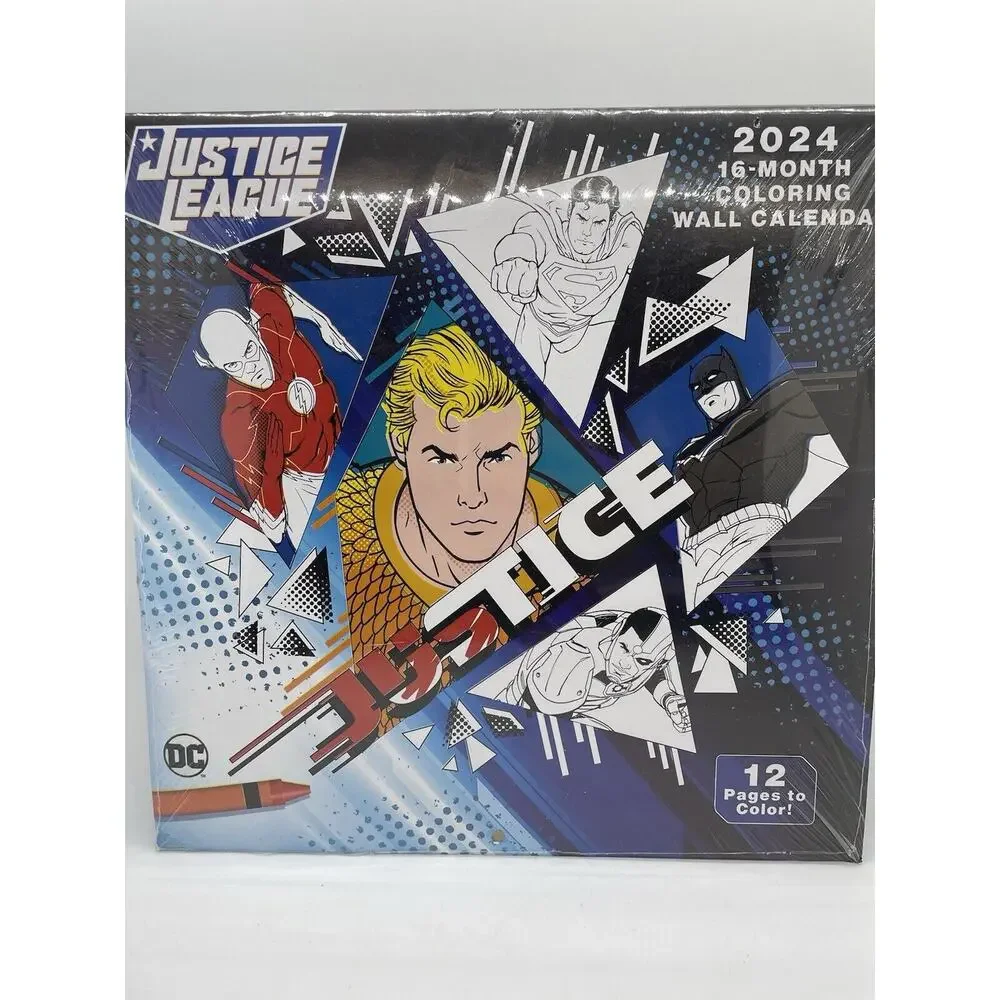 Justice League 2024 Wall Calendar 10